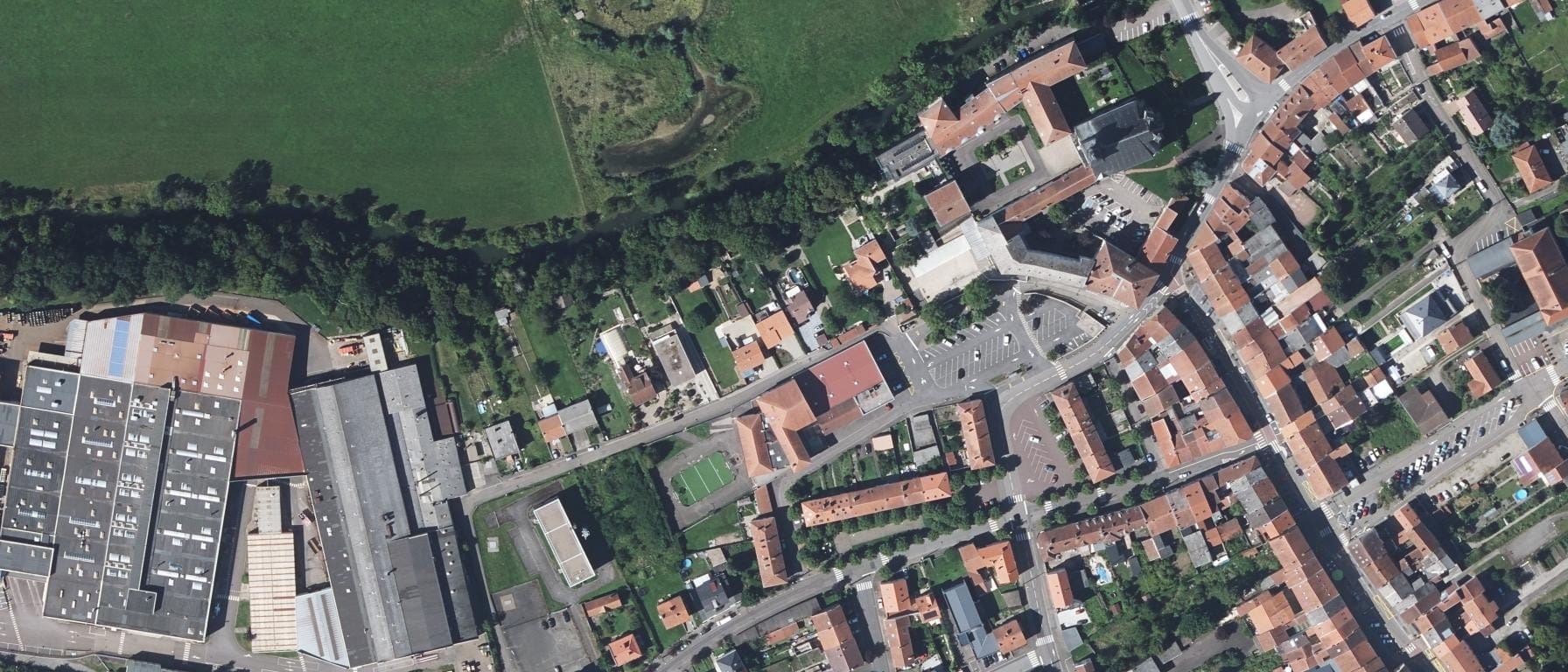 Vue aérienne de Lycée professionnel Antoine Gapp