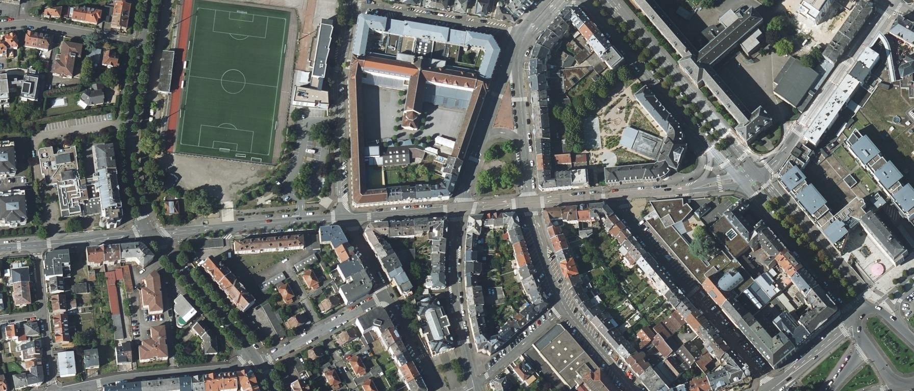 Vue aérienne de Lycée Notre Dame De La Providence