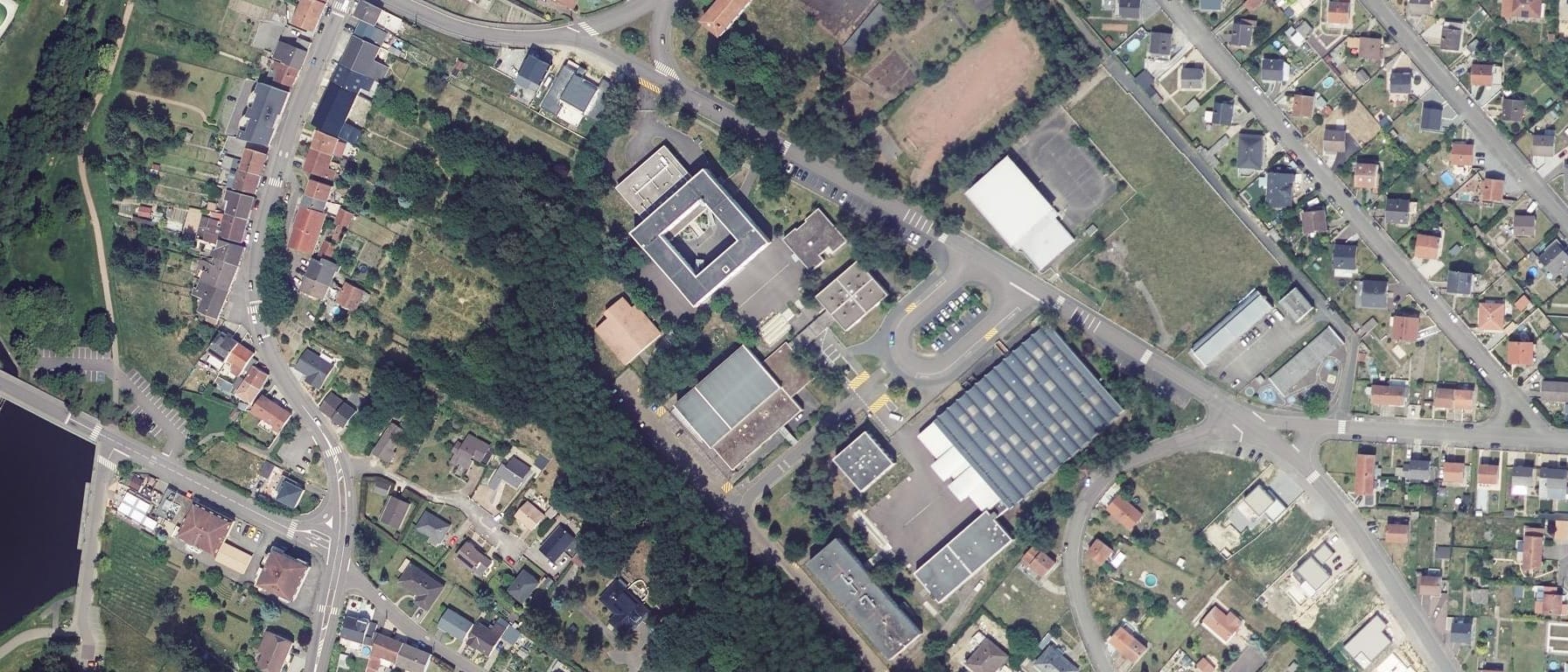Vue aérienne de Lycée Felix Mayer