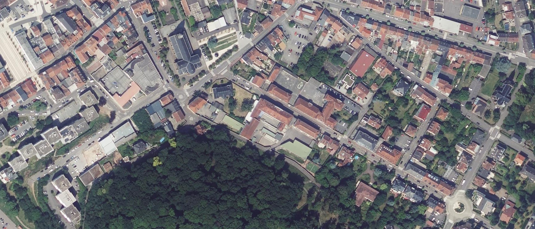 Vue aérienne de Lycée Antoine Gapp