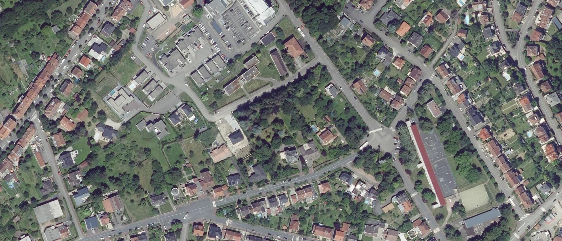 Vue aérienne de IFSI Sarreguemines