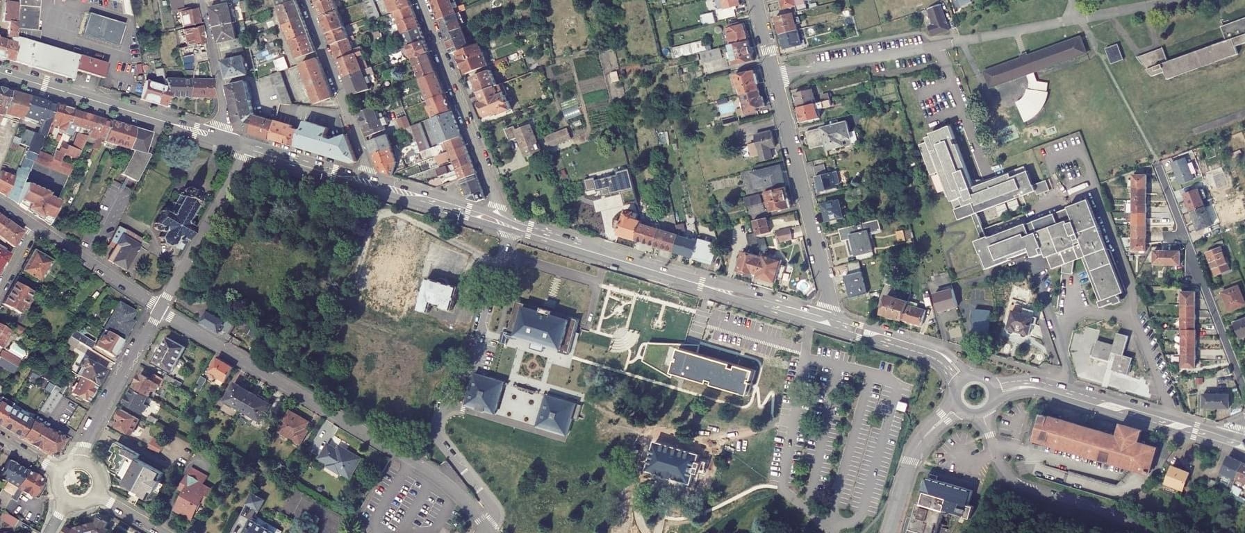 Vue aérienne de IFSI Forbach
