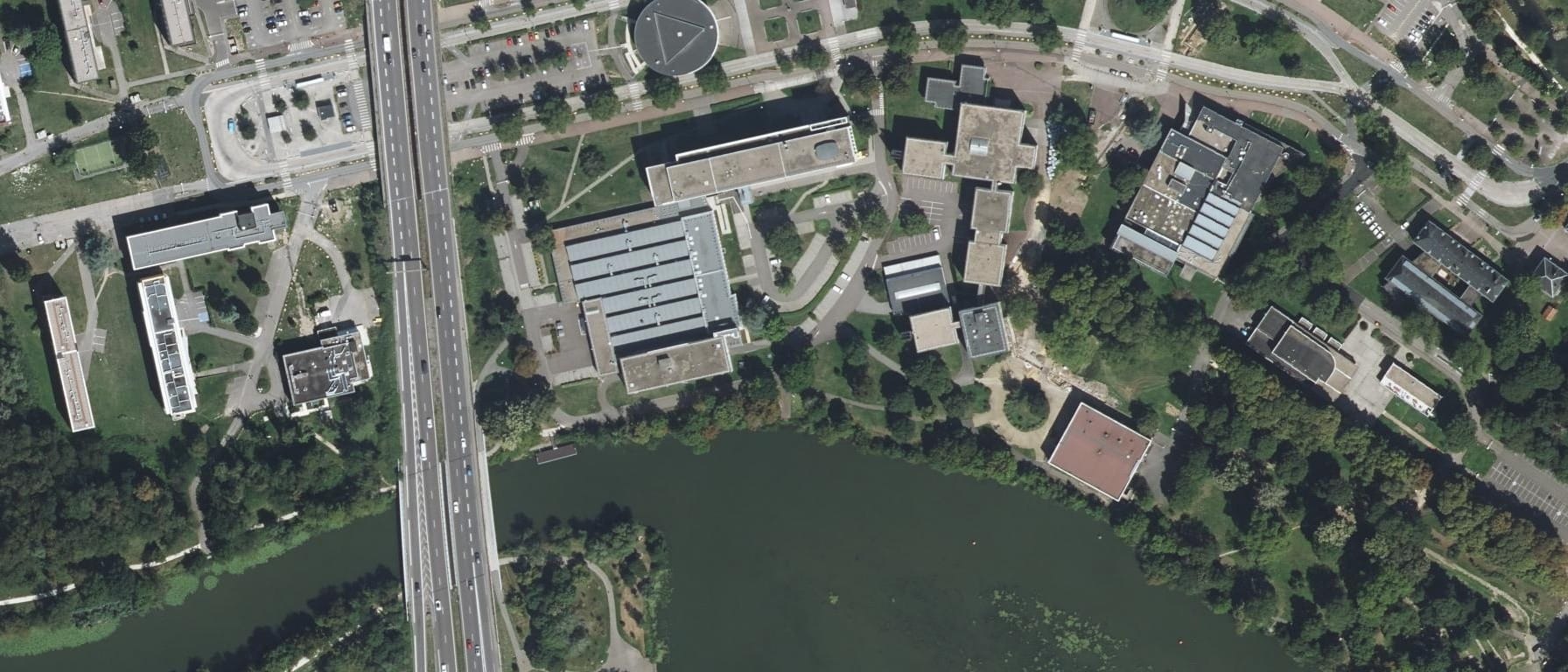 Vue aérienne de IFSI CHR Metz - Site de Metz