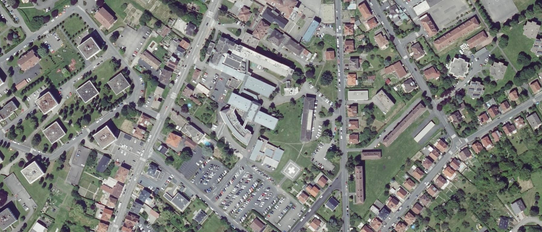 Vue aérienne de IFSI Sarrebourg