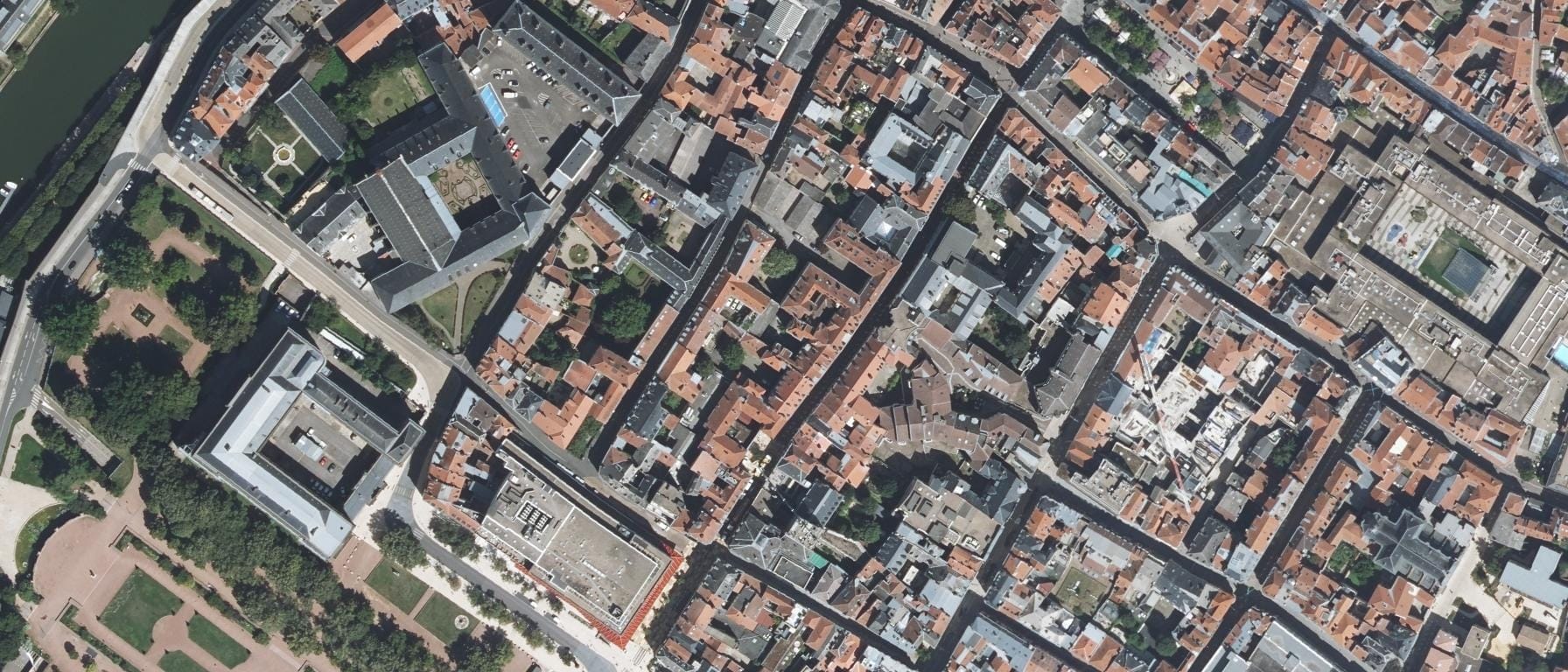 Vue aérienne de CCI Campus Moselle - Université de Lorraine