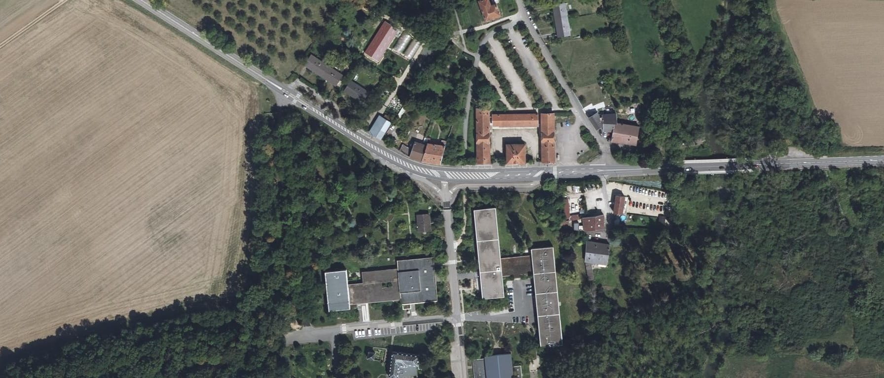 Vue aérienne de CFA de la Moselle