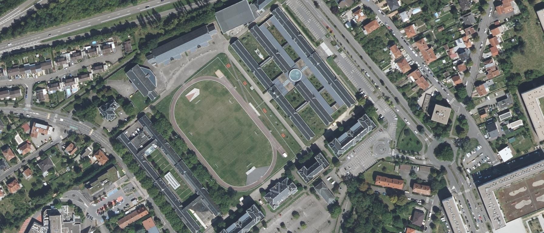 Vue aérienne de Université de Lorraine - UFR Sciences Fondamentales et Appliquées - Site de Metz (57)