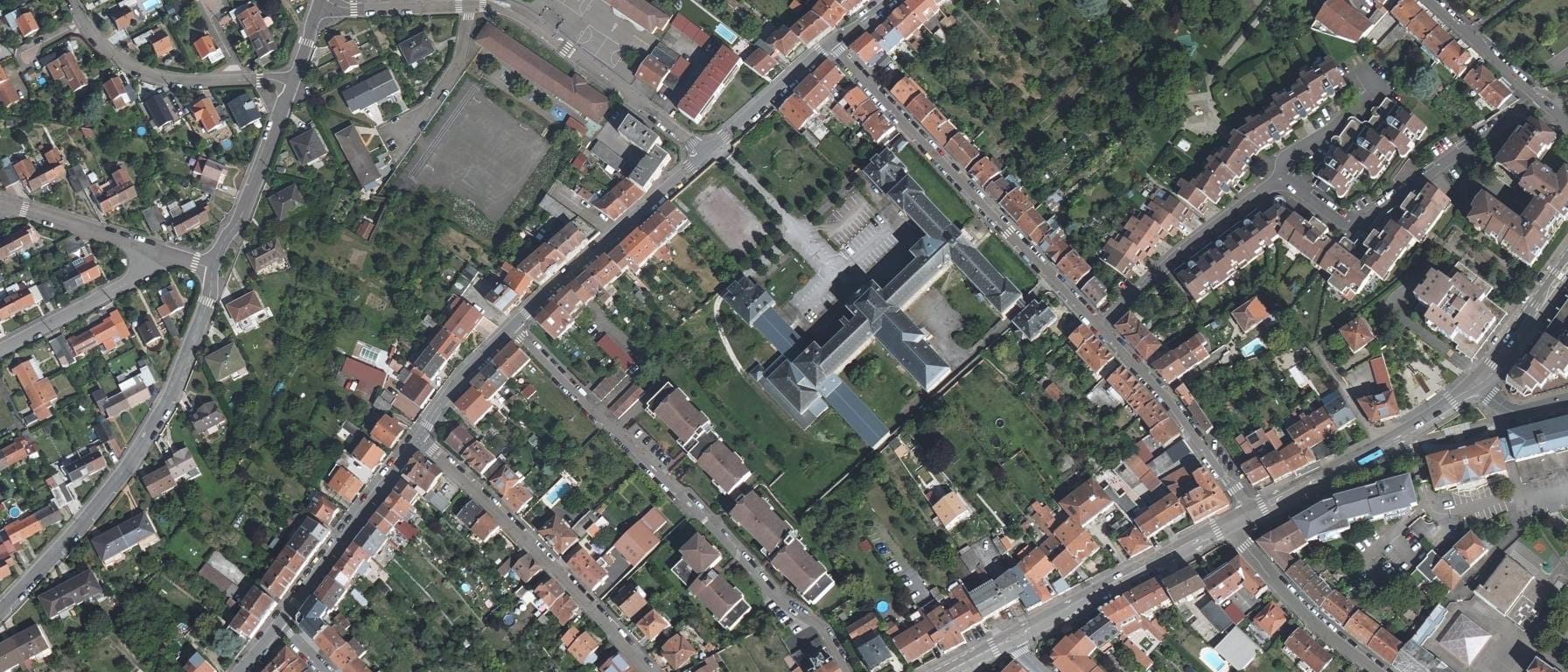 Vue aérienne de INSPE - Antenne de Metz-Montigny