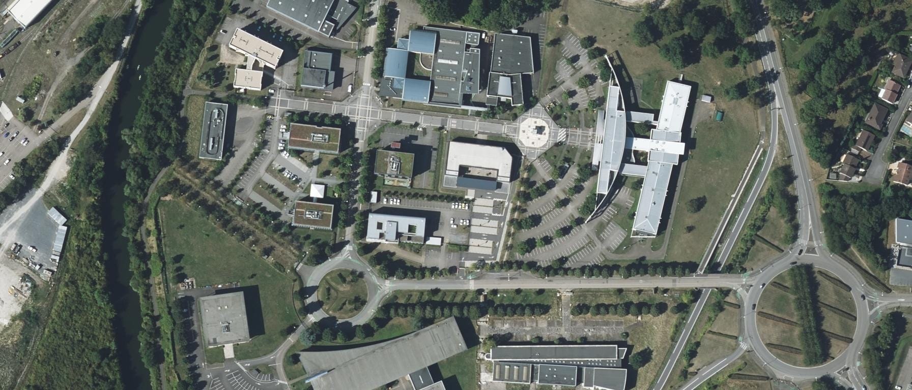 Vue aérienne de Lycée - Campus Saint Vincent de Paul Thionville