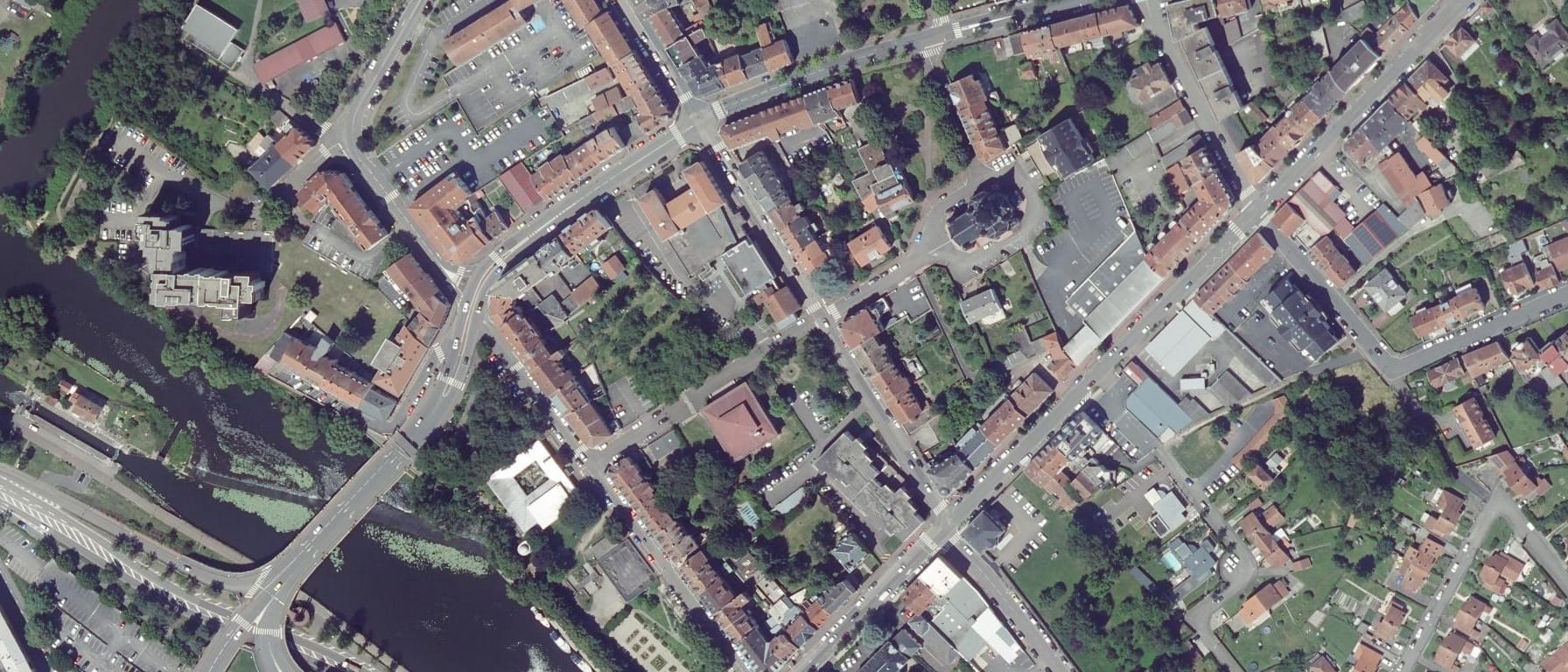 Vue aérienne de IUT de Moselle Est - Site de Sarreguemines - Université de Lorraine