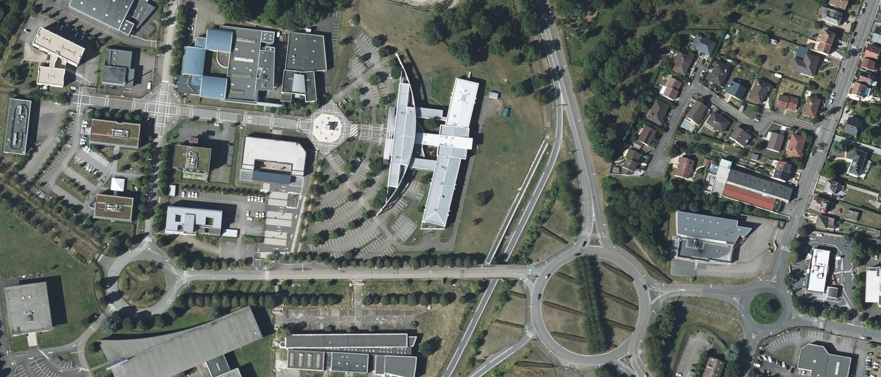 Vue aérienne de I.U.T. Thionville-Yutz - Université de Lorraine