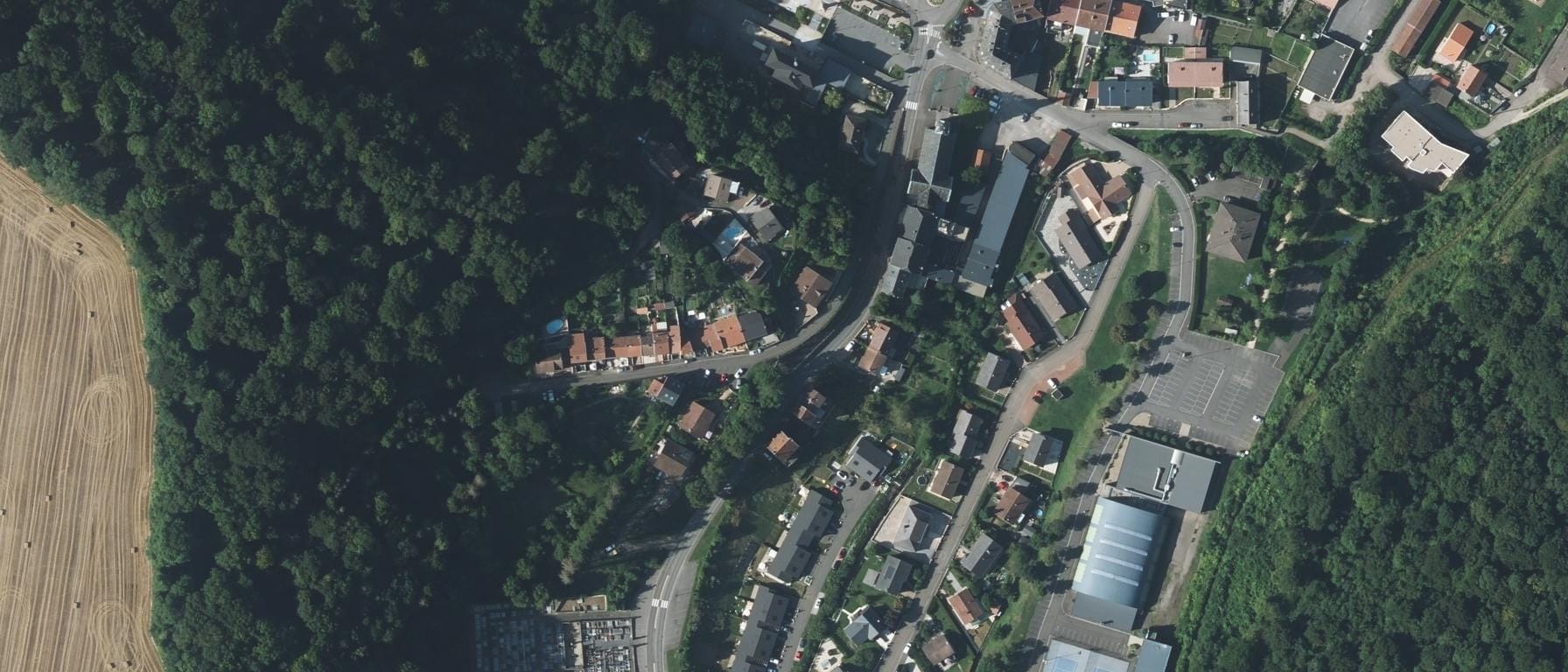 Vue aérienne de Lycée Saint André