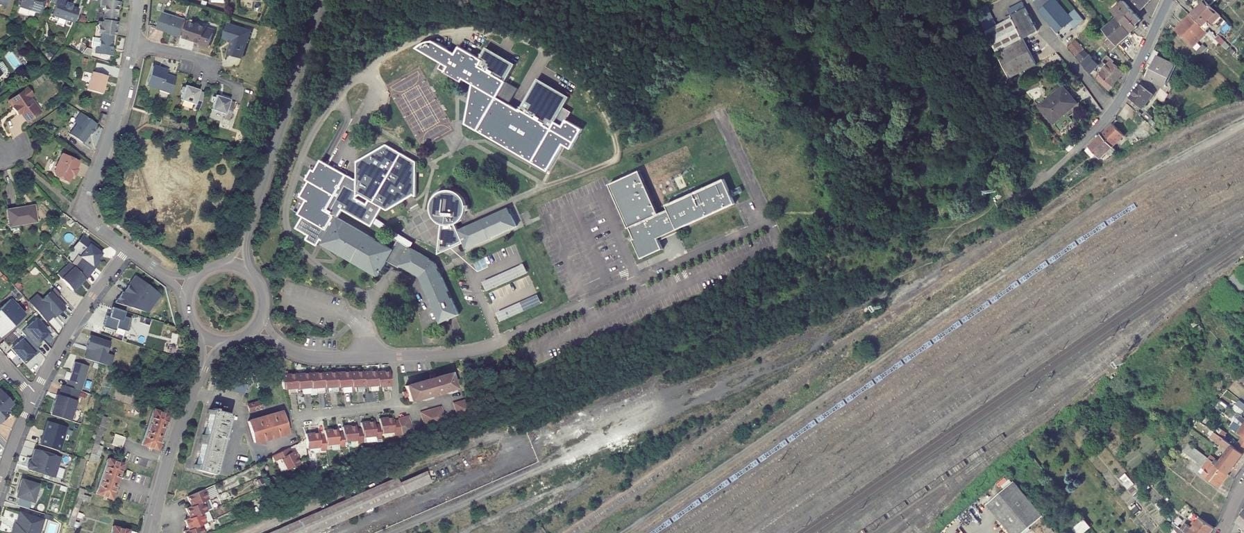 Vue aérienne de IUT de Moselle Est - Site de Forbach - Université de Lorraine