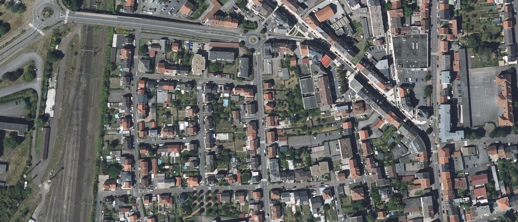 Vue aérienne de Centre Artistique et Technique de l'Esthétique et de la Coiffure