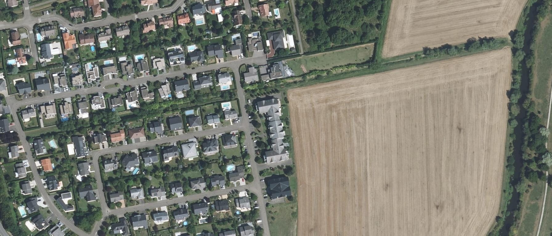 Vue aérienne de LYCEE GEN.ET TECHNOL.PRIVE LYCEE PRIVE ST ETIENNE