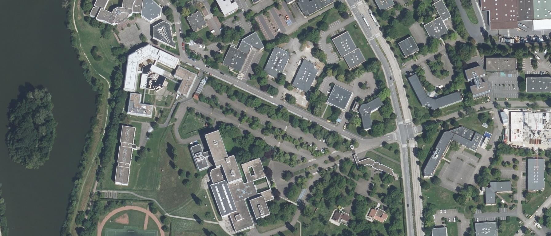 Vue aérienne de MEWO (Metz - 57)