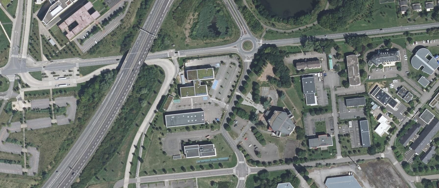 Vue aérienne de ISEQ Metz