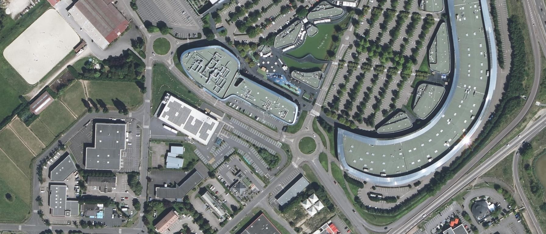 Vue aérienne de Groupe Alternance Metz