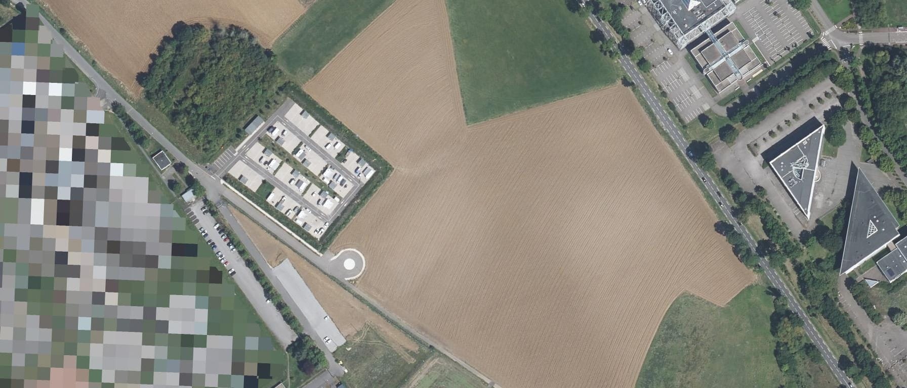 Vue aérienne de Institut en Innovation Logistique (Metz - 57)