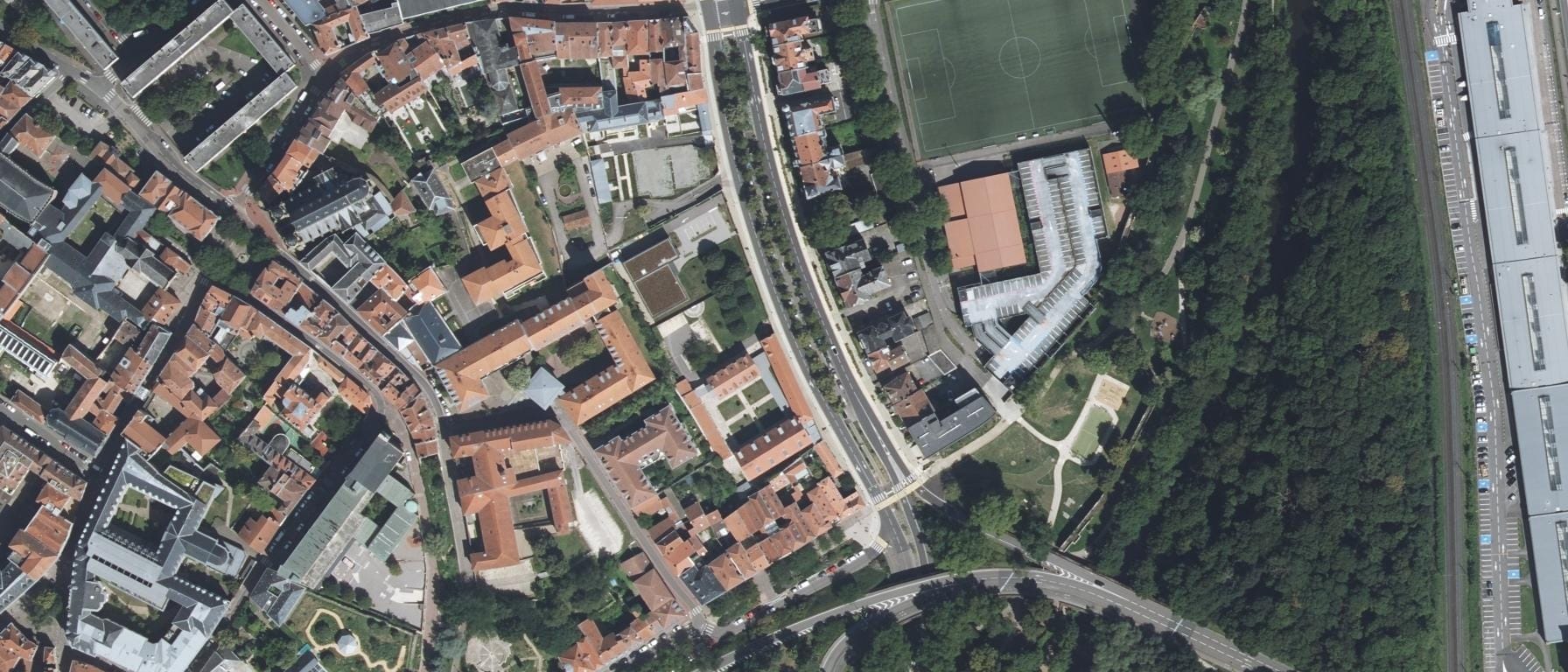 Vue aérienne de Institut Supérieur de Rééducation Psychomotrice de Metz