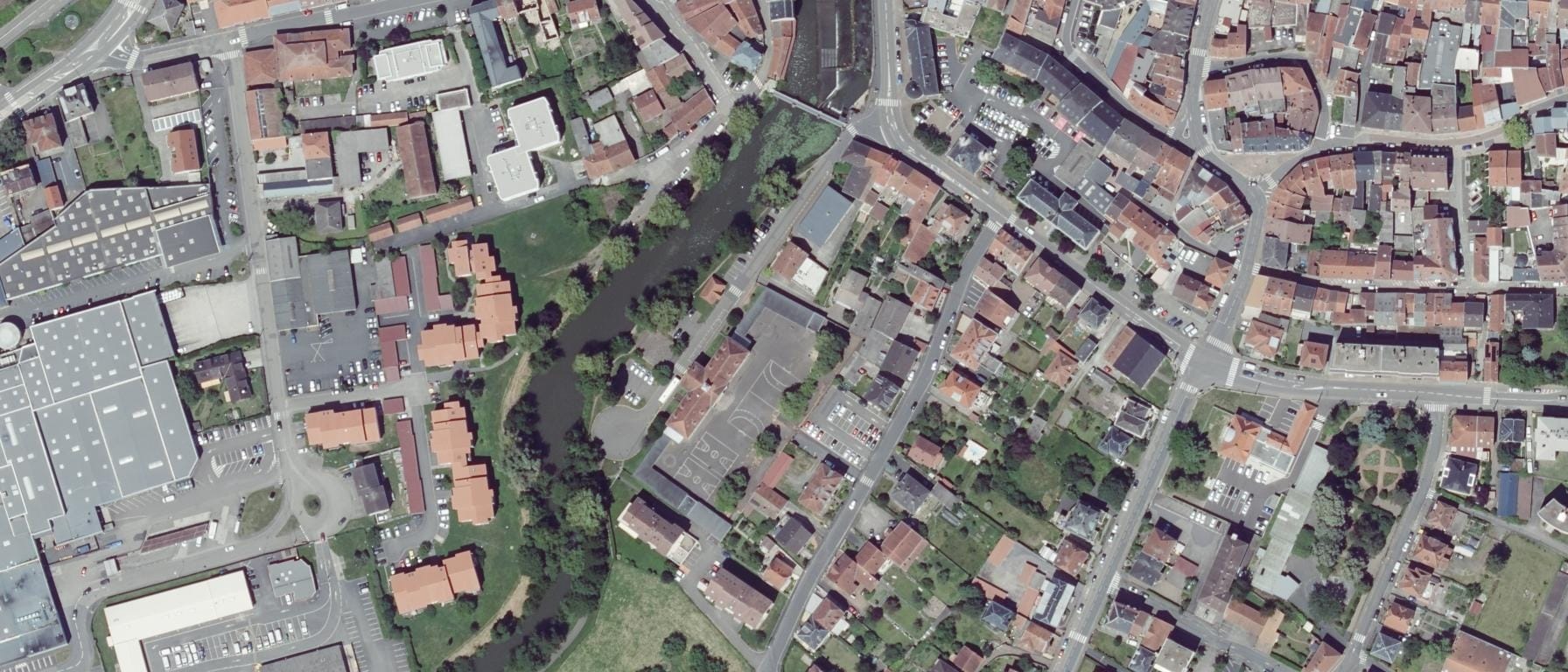 Vue aérienne de Organisme de formation-Centre de formation pour alternant Moselle Sud à Sarrebourg