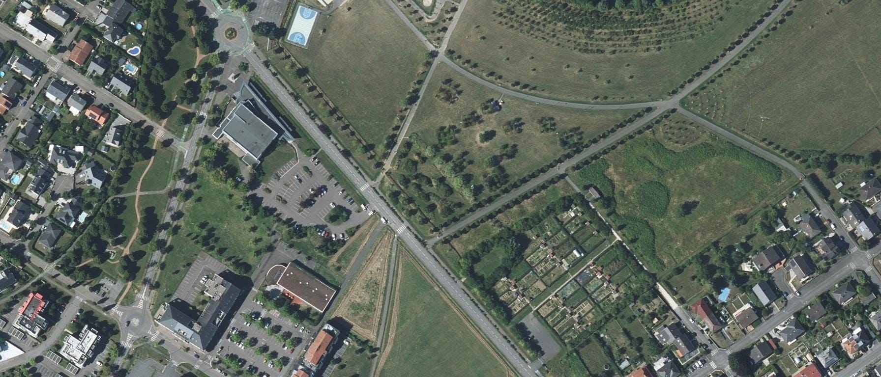 Vue aérienne de EUCLEA BUSINESS SCHOOL - Site de Yutz