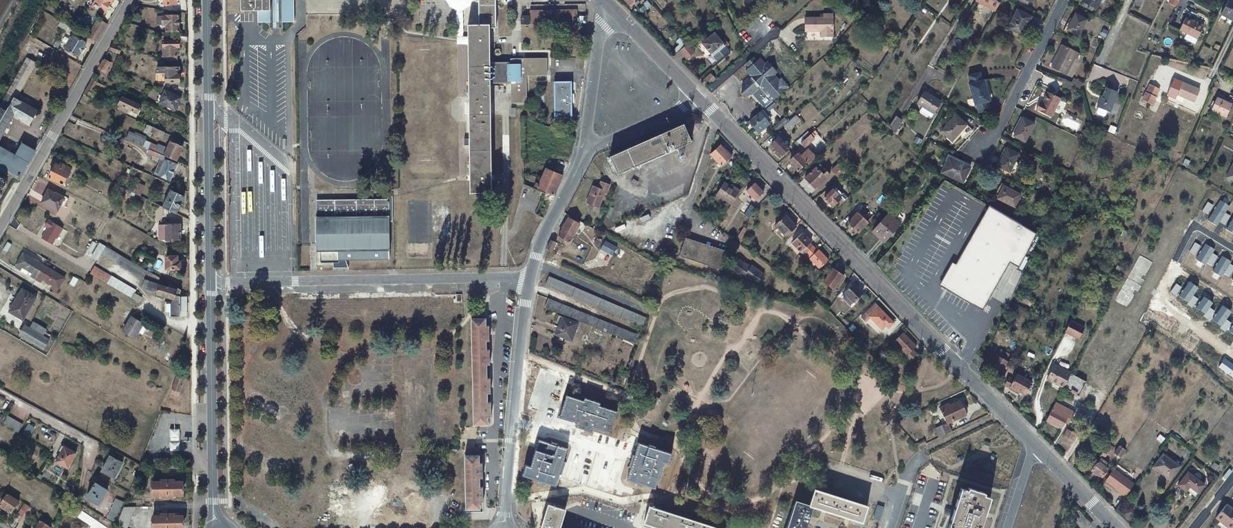 Vue aérienne de Lycée Pierre Gilles de Gennes