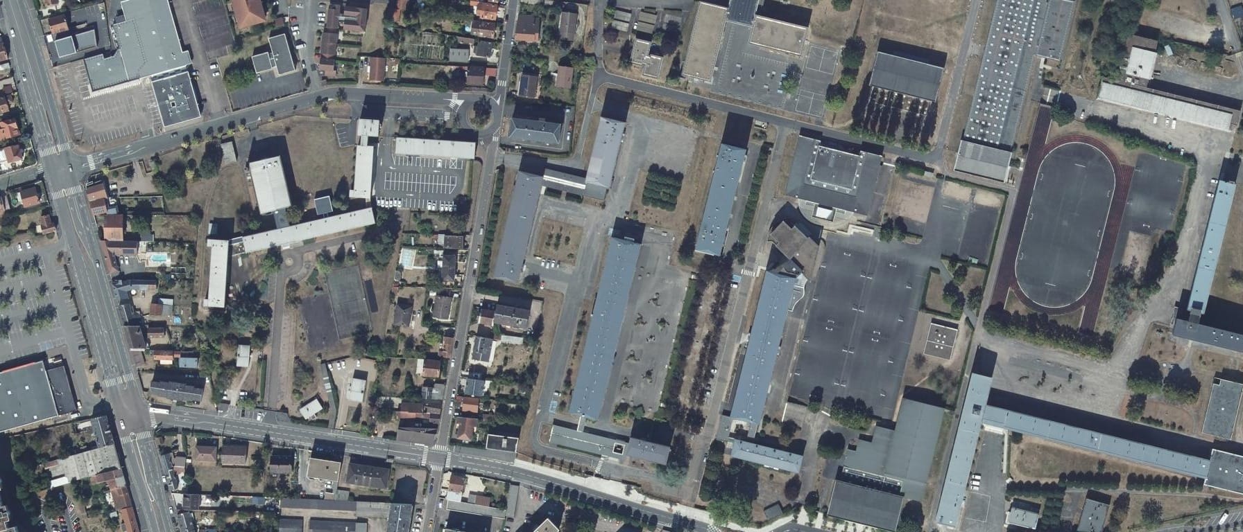 Vue aérienne de Lycée professionnel Jean Rostand