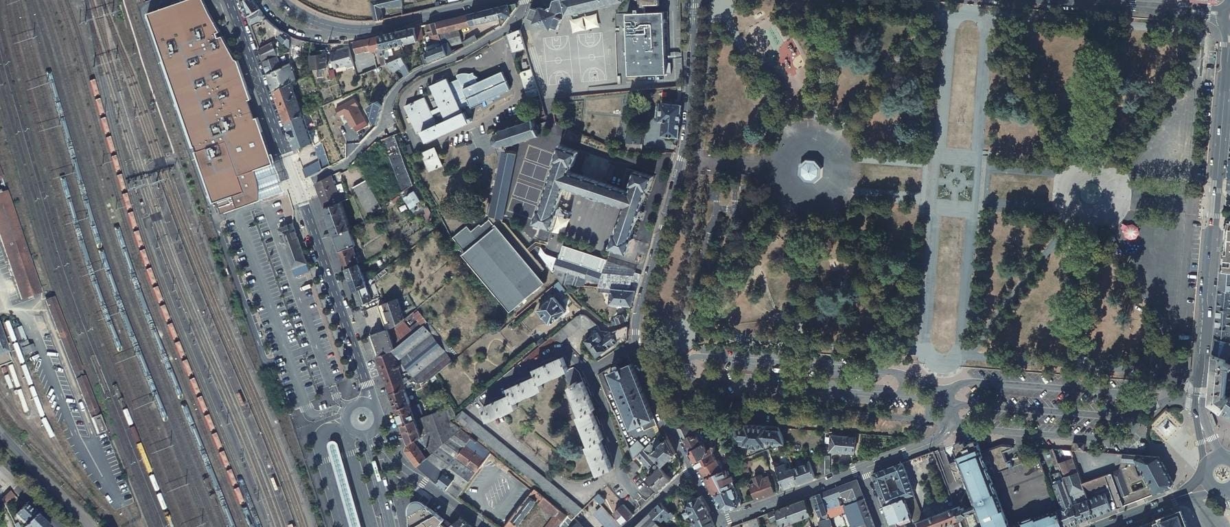 Vue aérienne de Centre scolaire Notre-Dame