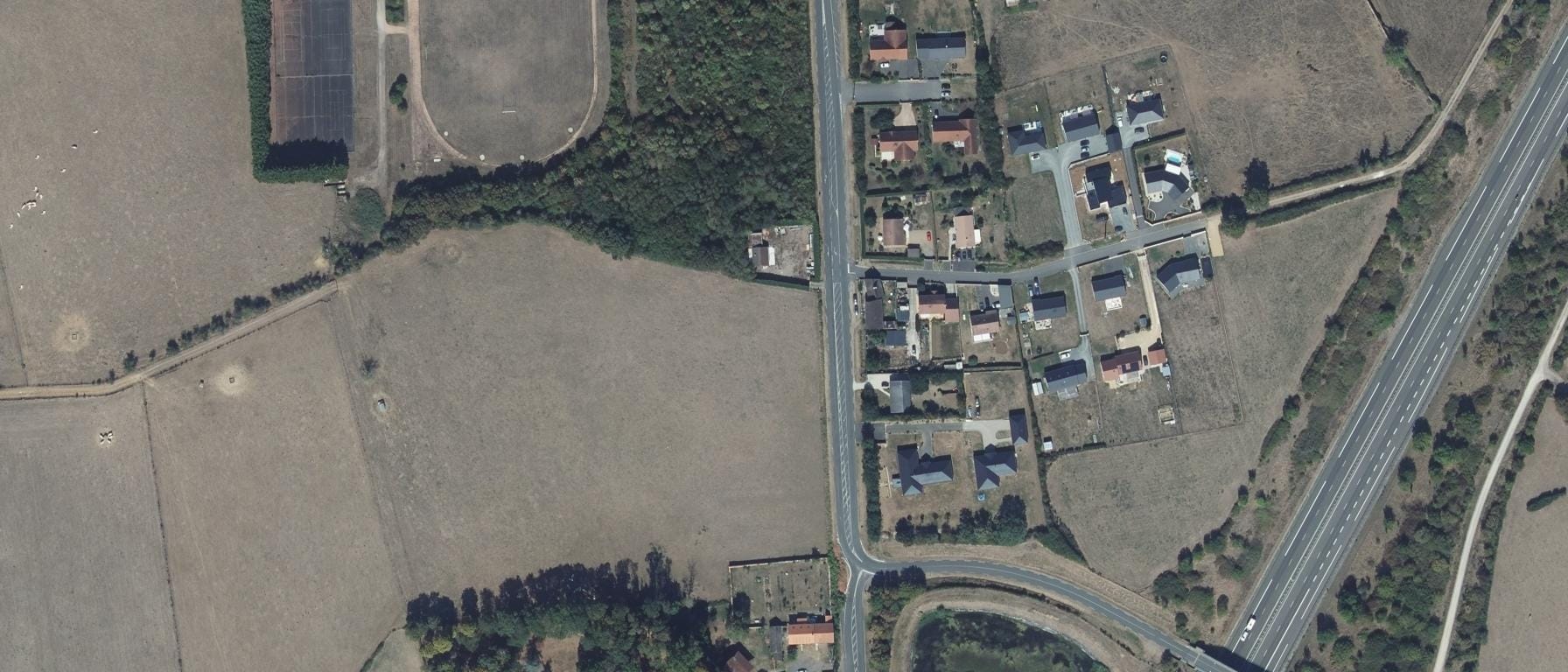 Vue aérienne de Site de Challuy du CFA de la Nièvre