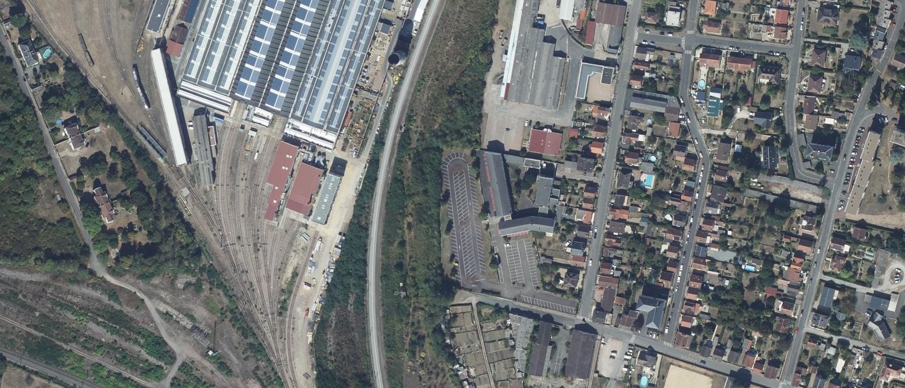 Vue aérienne de cs2i Bourgogne - Campus by CCI Nièvre (Nevers - 58)