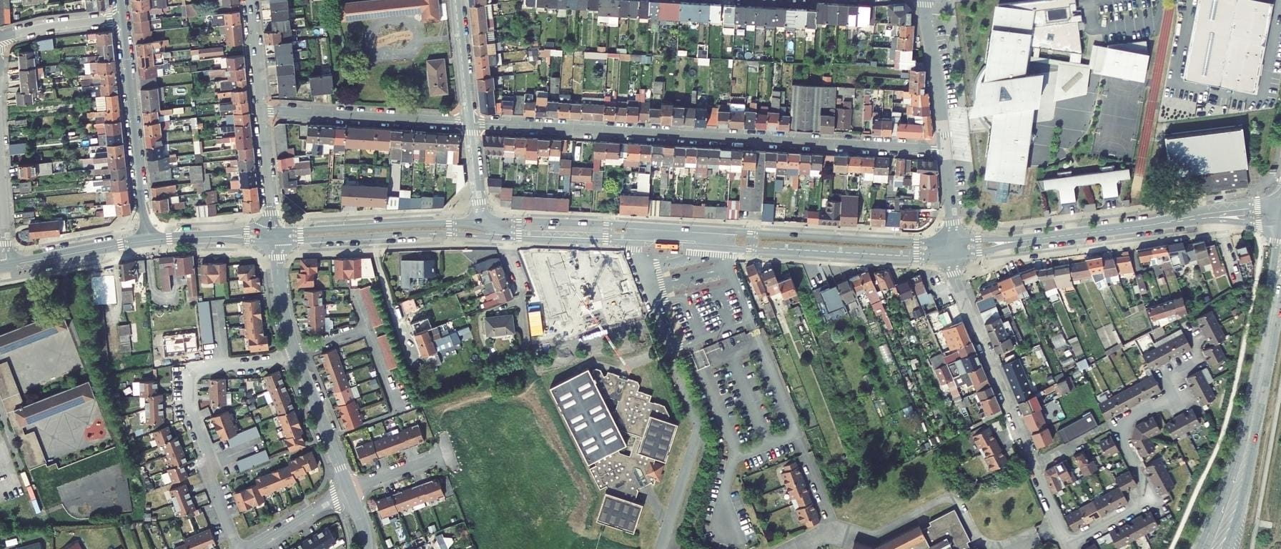 Vue aérienne de Lycée De L'Europe