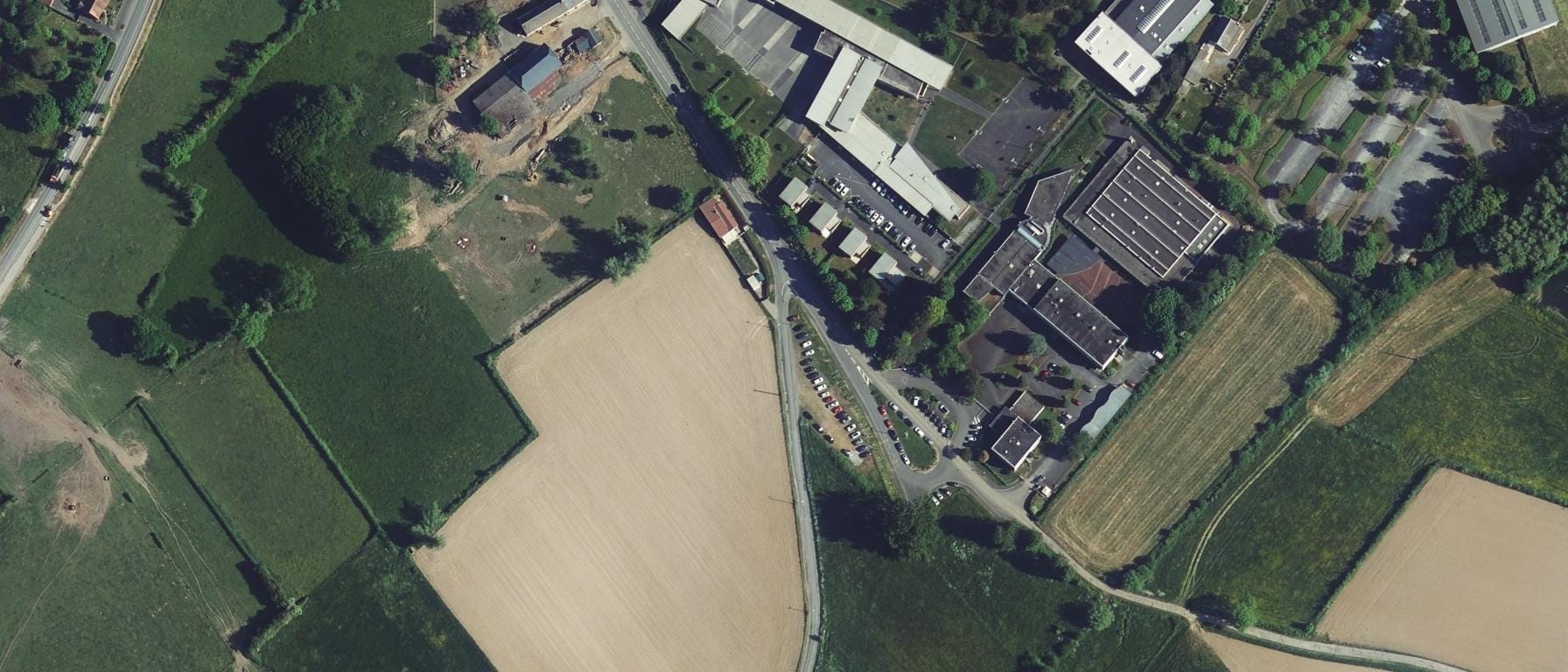 Vue aérienne de Lycée professionnel Placide Courtoy