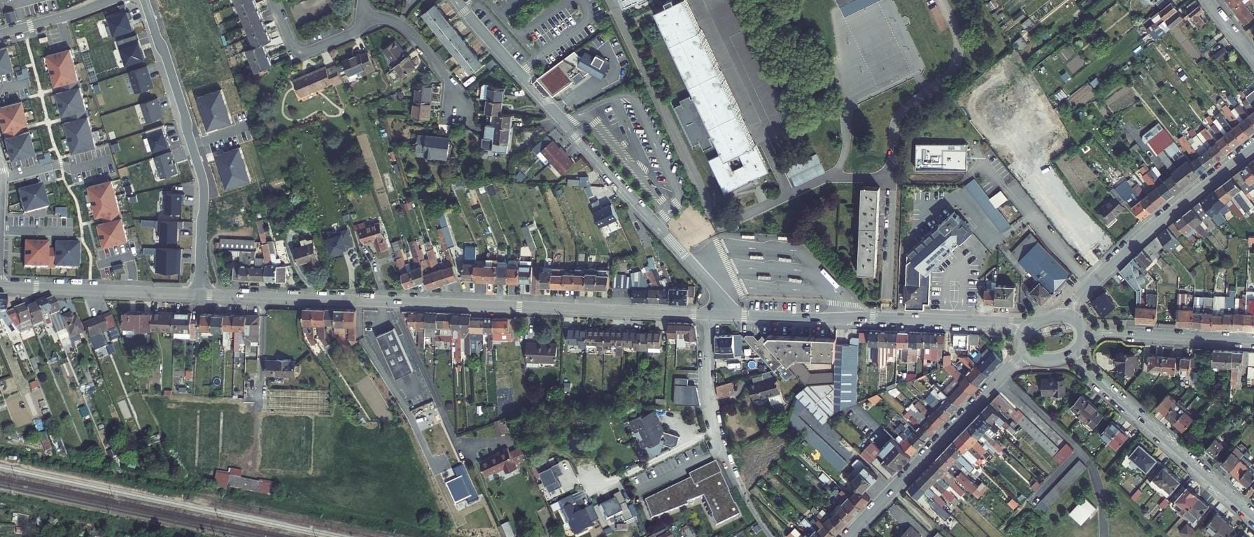 Vue aérienne de Lycée des Flandres