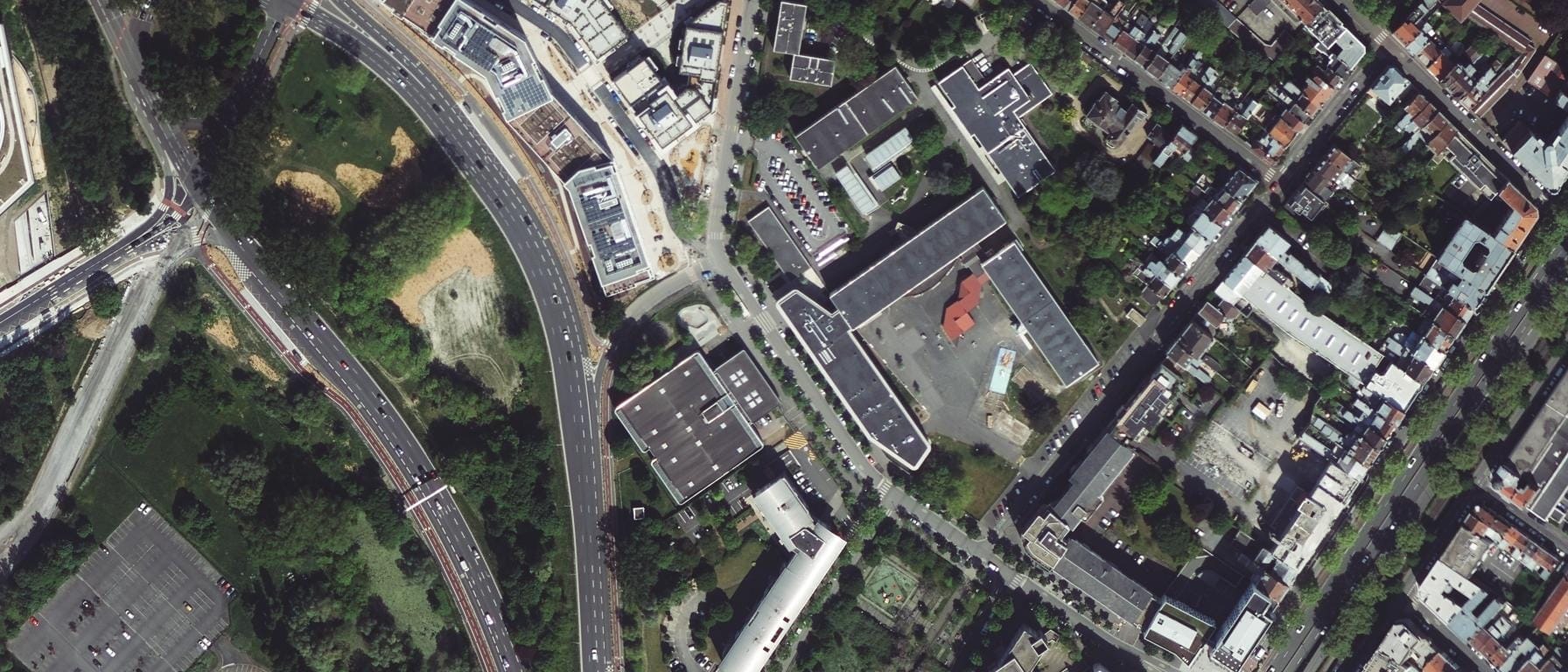 Vue aérienne de Lycée Valentine Labbe