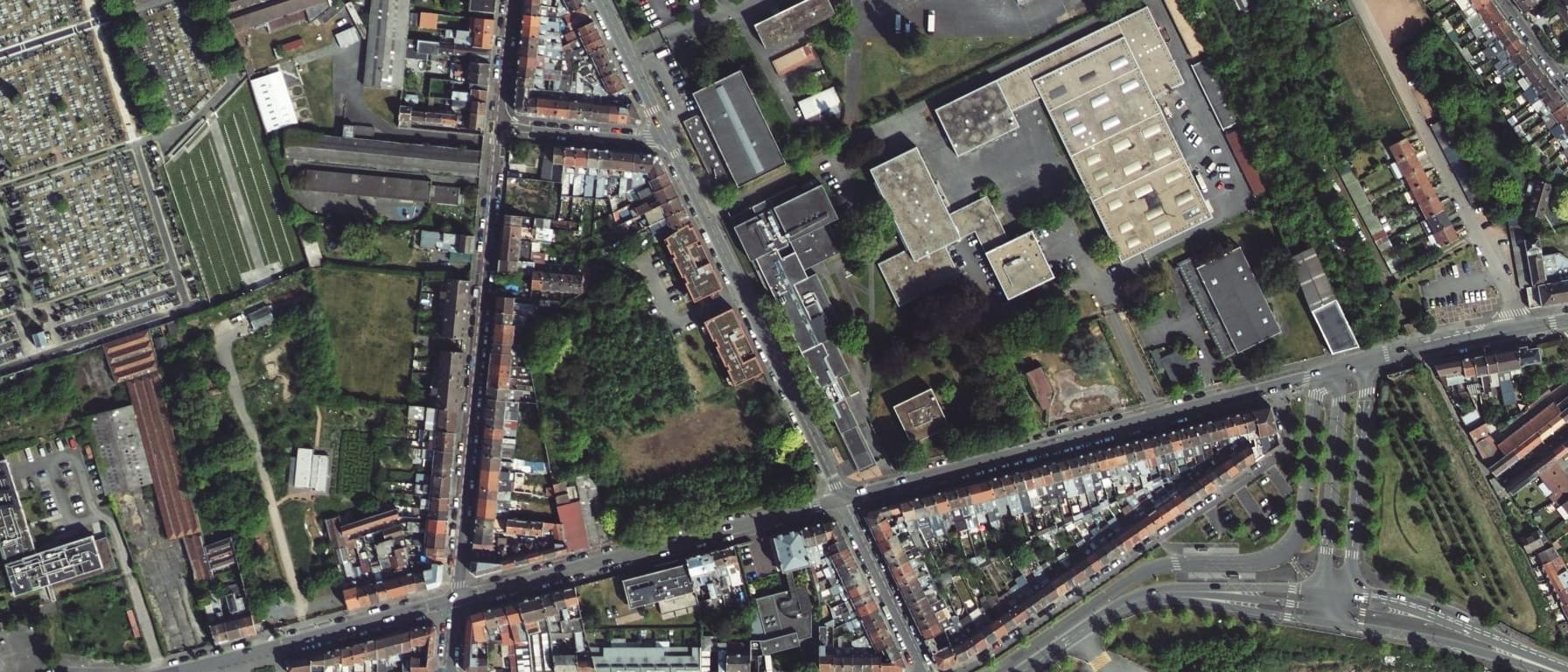 Vue aérienne de Lycée Jean Rostand