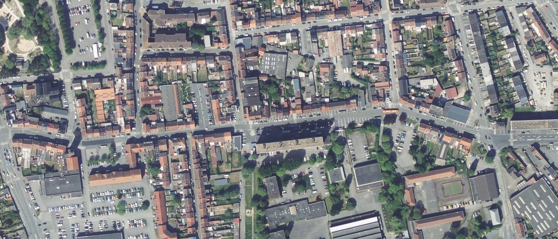 Vue aérienne de CFA Académique - Lycée professionnel Georges Guynemer