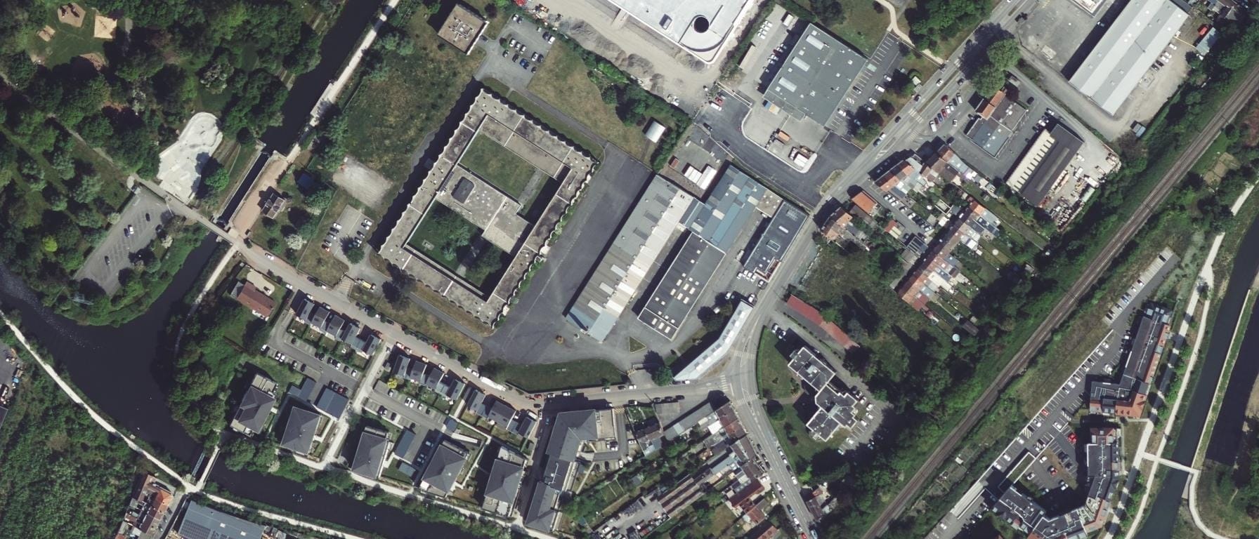 Vue aérienne de Lycée professionnel Jacques-Yves Cousteau