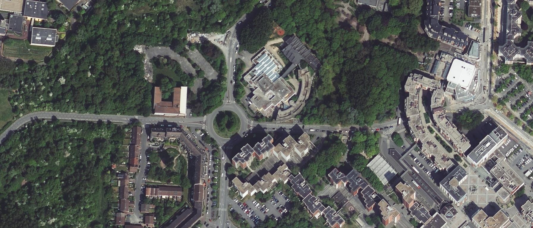 Vue aérienne de Ecole Nationale Supérieure d'Architecture et de Paysage de Lille