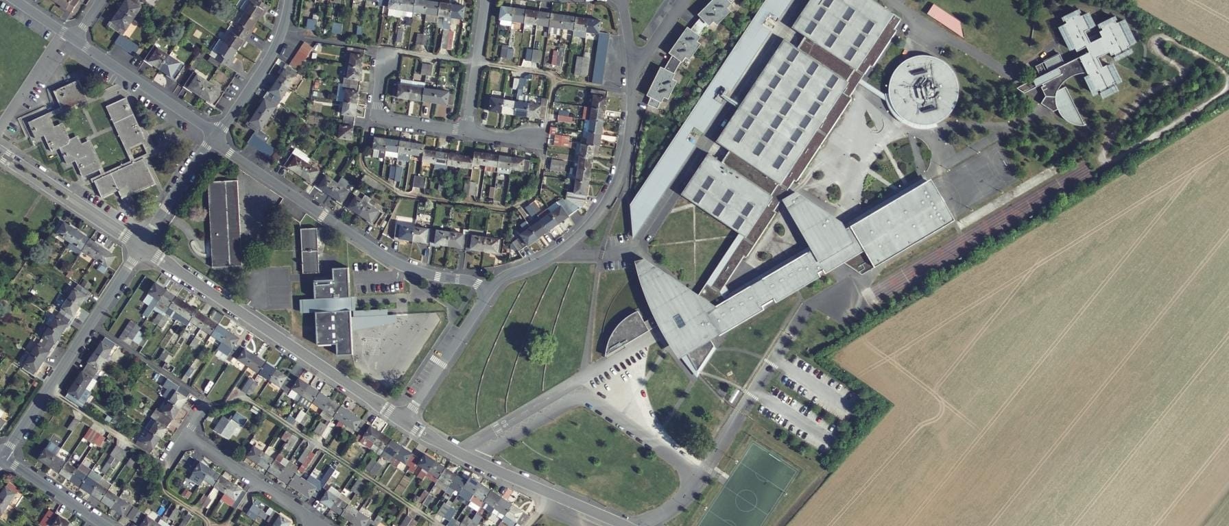 Vue aérienne de Lycée professionnel Louis BLERIOT