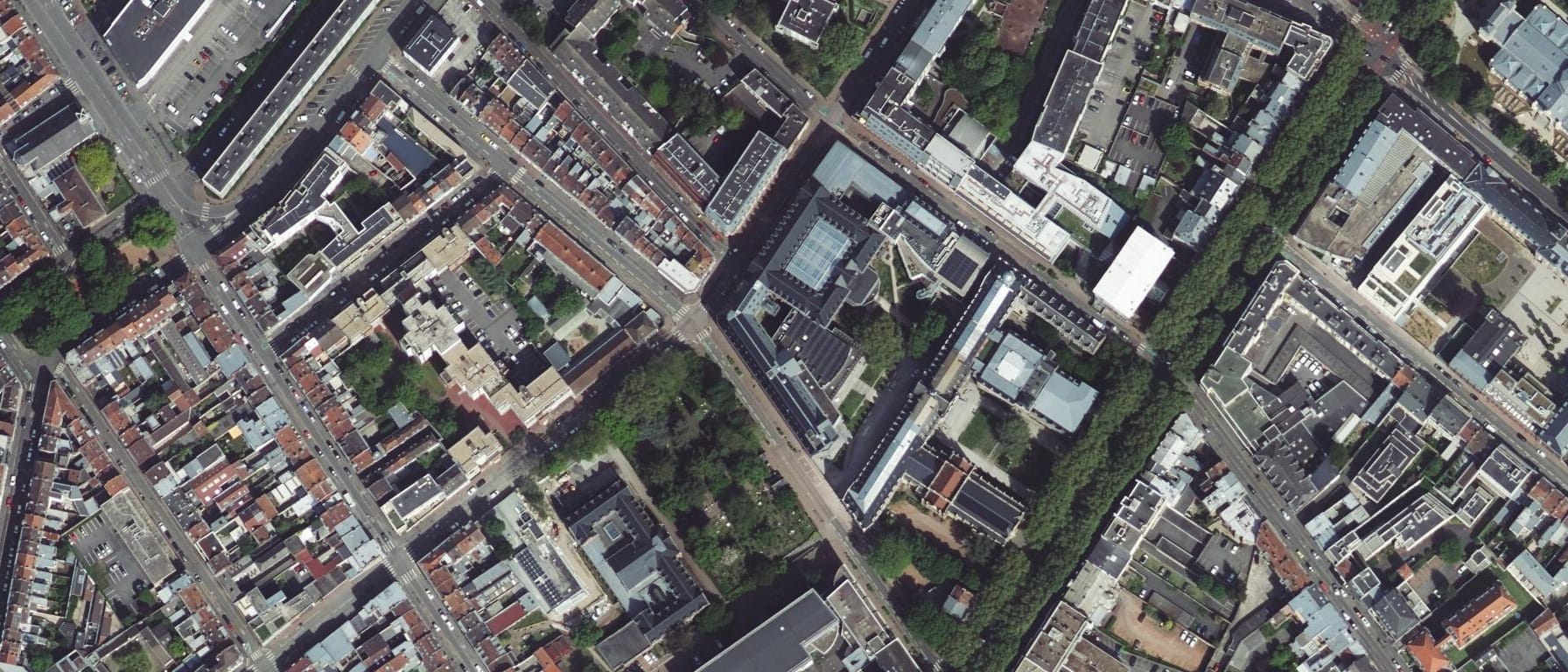 Vue aérienne de Institut Catholique de Lille-Faculté de Gestion, Economie et Sciences