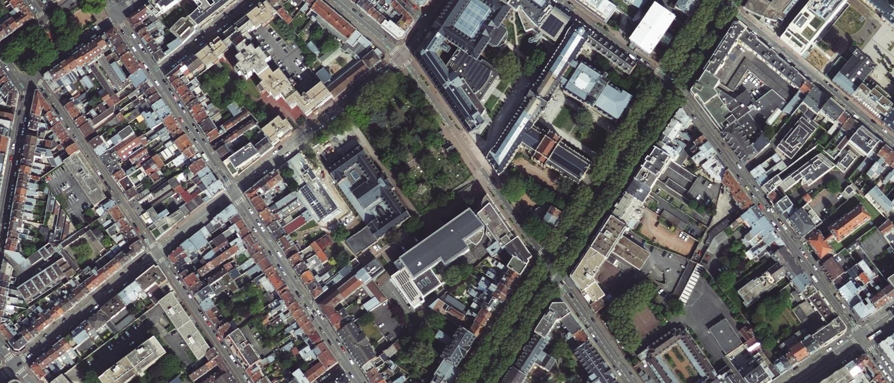 Vue aérienne de Faculté de Médecine, Maïeutique, Sciences de la Santé - Institut catholique de Lille