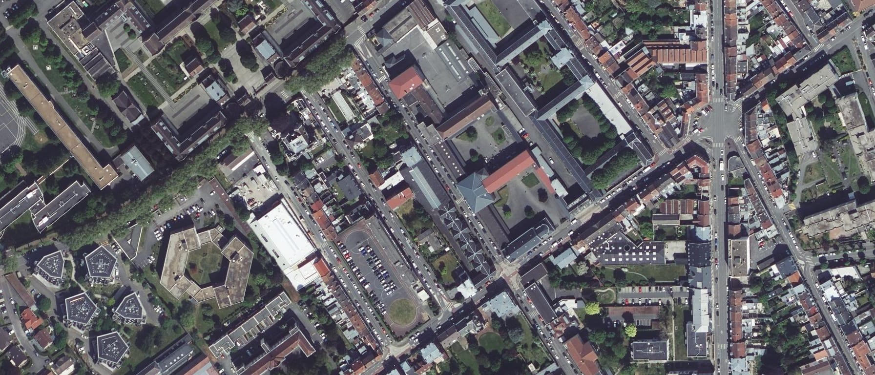 Vue aérienne de Institution Saint Jude