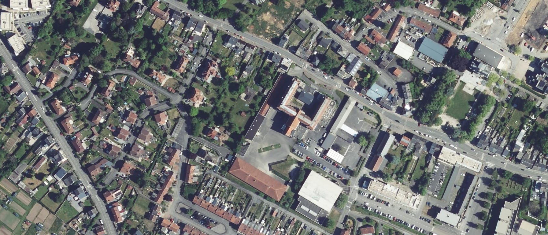 Vue aérienne de Lycée Jeanne D'Arc