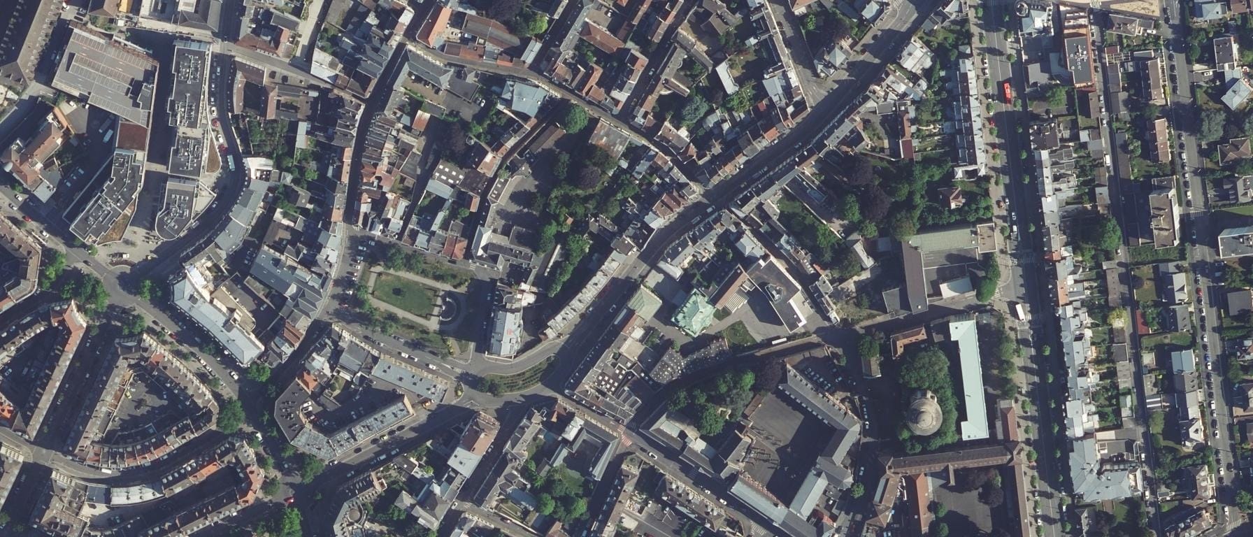Vue aérienne de Lycée La Sagesse