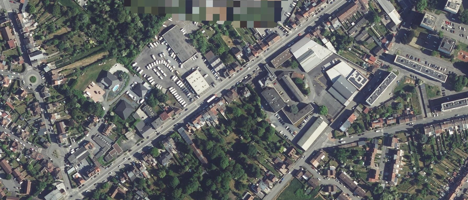 Vue aérienne de Lycée Dampierre
