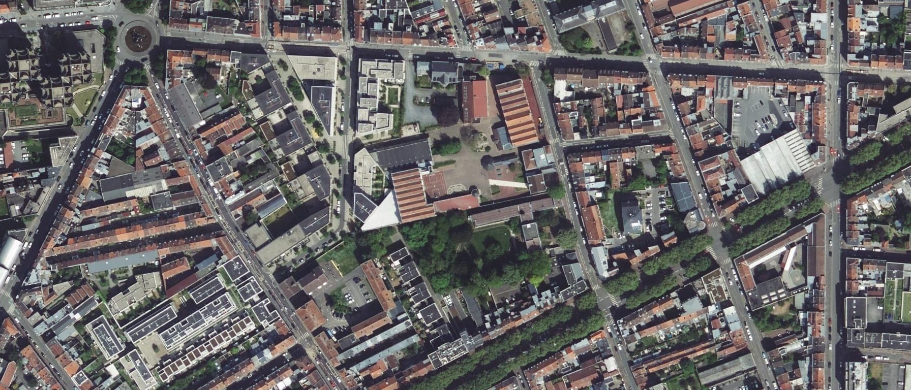Vue aérienne de CFA Régional Jean Bosco - Lycée pro privé Numérique des Métiers EPIL (Campus Sup' Groupe OEC)