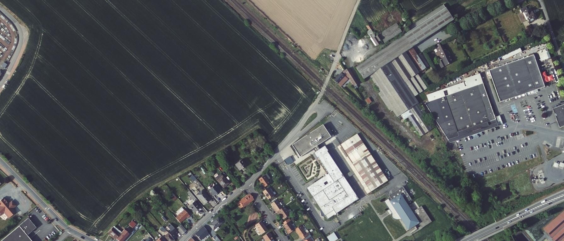 Vue aérienne de Lycée Notre-Dame De La Providence