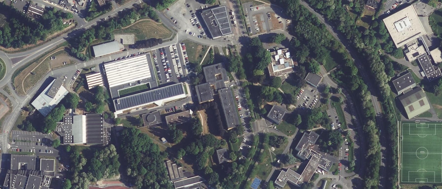 Vue aérienne de I.U.T. de Valenciennes