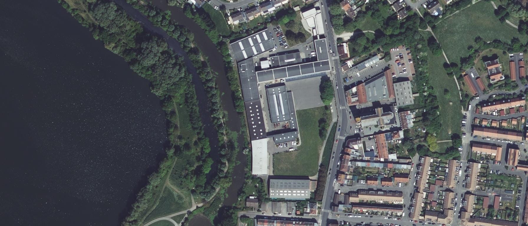 Vue aérienne de Institut Nicolas Barré ( Armentières - 59 ) CFA JEAN BOSCO
